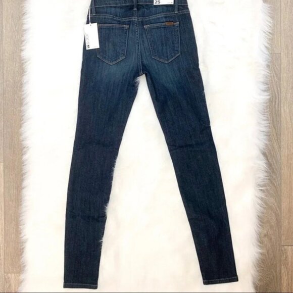 Anthropologie Joe's Jeans Skinny Jeans Dark Wash Denim High mid rise Size 26 - Picture 13 of 15